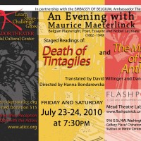 Cast & Crew: An Evening with Maurice Maeterlinck